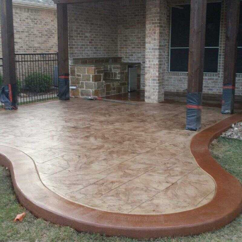 Residential Stamped Concrete Service in Fort Worth, TX - Beltran's Construction (6)